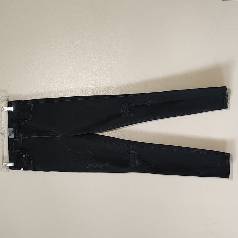 AGOLDE high rise distressed skinny Jean size 24